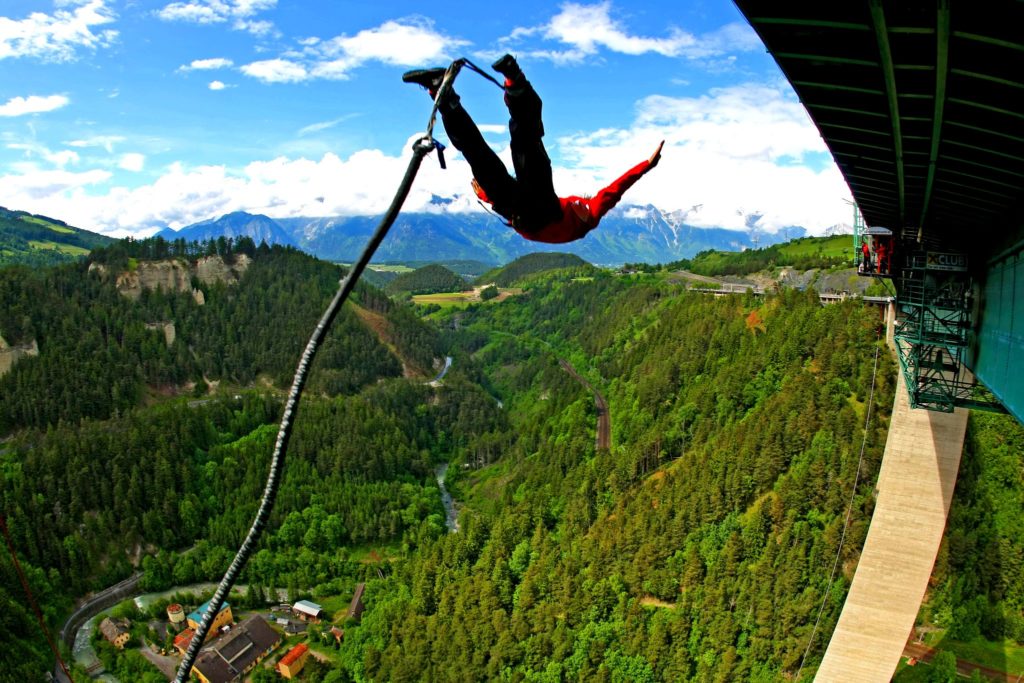 bungee jumping Europabrucke