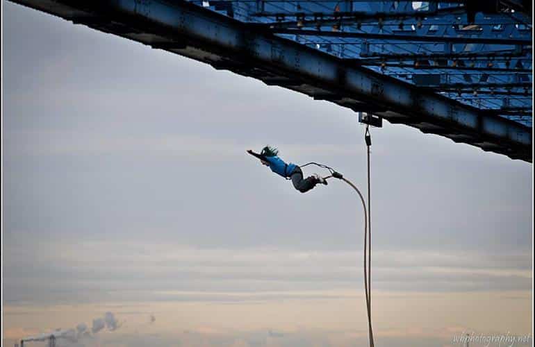 O2 bungee nel cuore di Londra