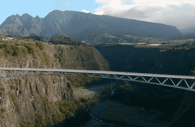 Bungee Jumping Spot sull'isola di Reunion