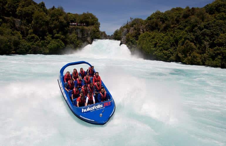 Jet boating in Nuova Zelanda