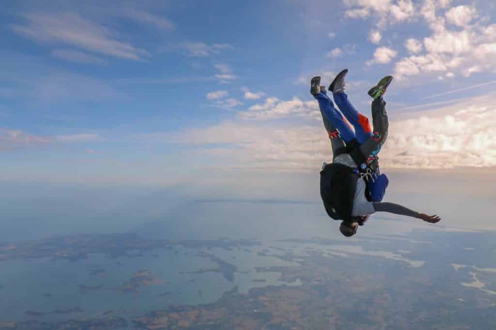 Tandem Skydiving sul Golfo di Morbihan