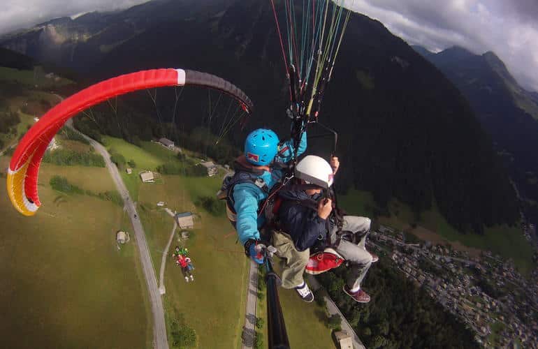 Parapendio a Portes du Soleil