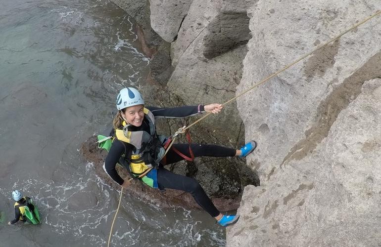 coasteering e discesa in corda doppia Isole Canarie