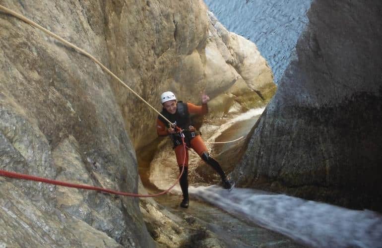 Canyoning di Les Anelles