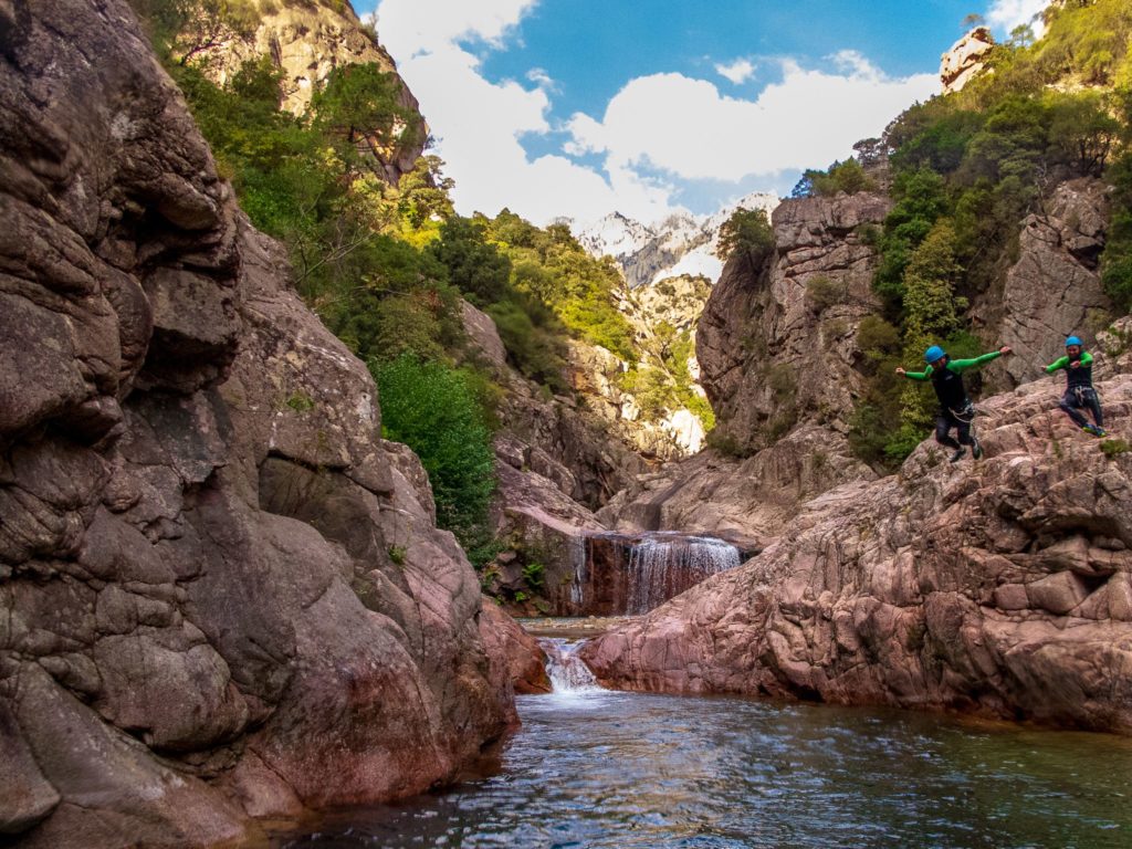 Canyon di La Vacca a Bavella in Corsica