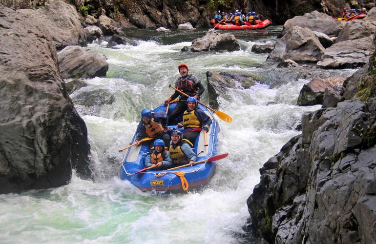 Rafting nel fiume Rangitikei a Taihape