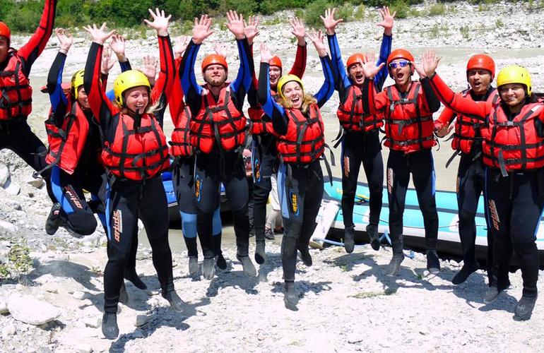 Partecipanti al rafting