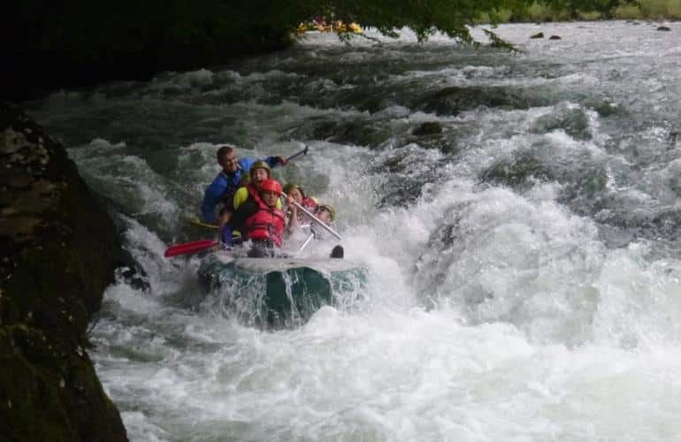 rafting cascata del fiume krupa