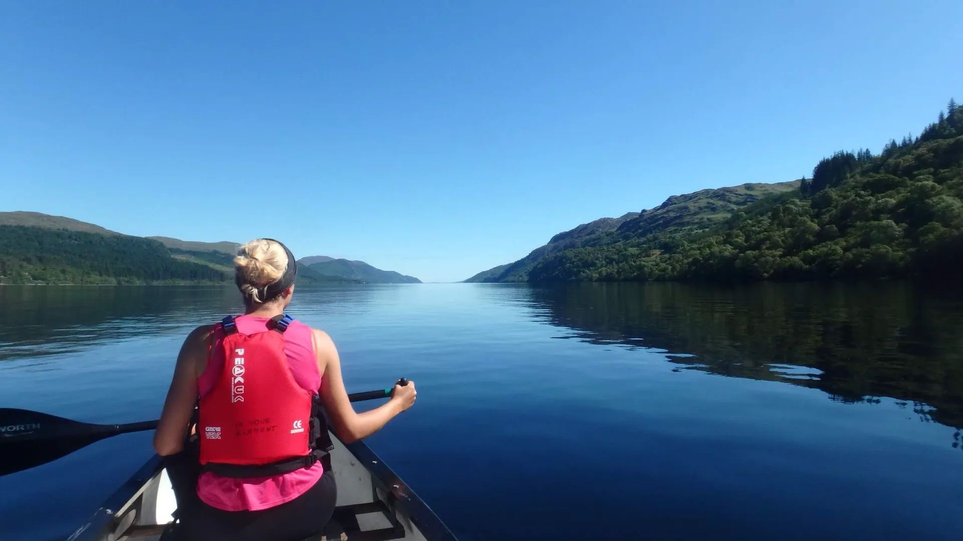 Kayak nel Loch Lochy