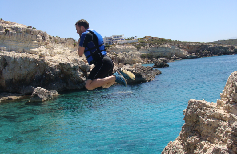 coasteering a Creta Grecia