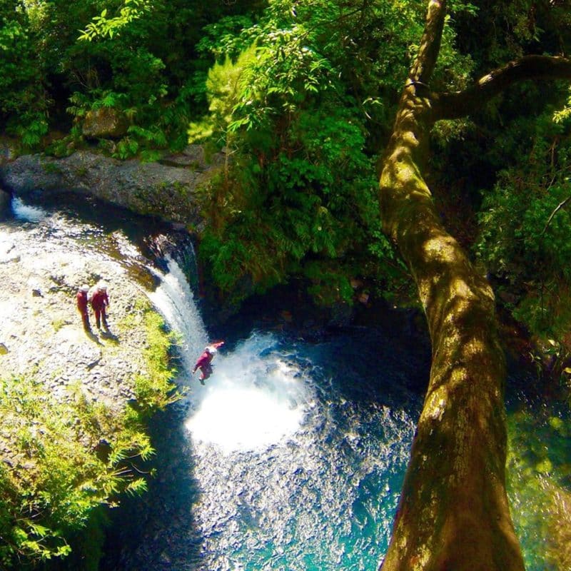 Canyoning salto Isola della Riunione