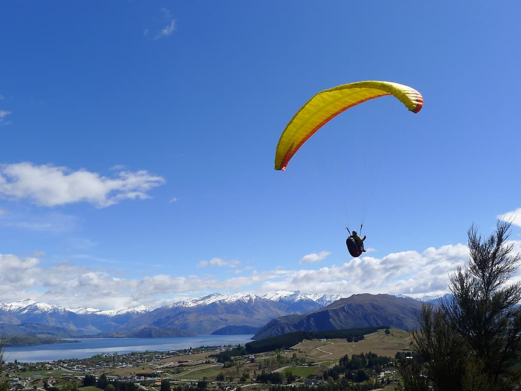 Parapendio a Wanaka, Nuova Zelanda