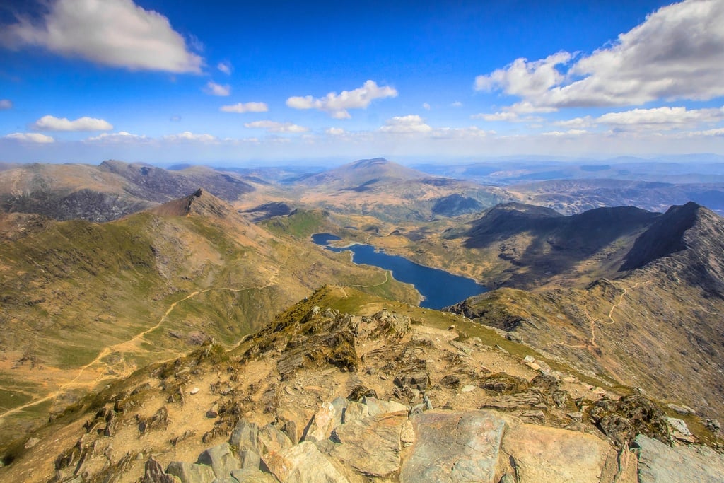 La vista dal Monte Snowdon